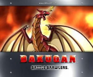 Puzzle Pyrus Drago Bakugan είναι ο θεματοφύλακας των Dan